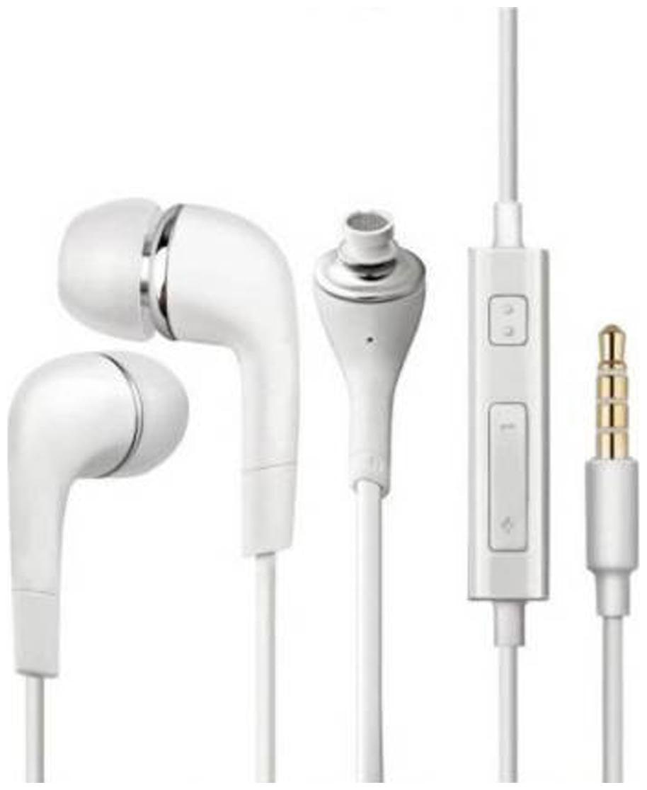 

Matt Pie 3 5 mm Supported YR Earphone In-Ear Wired Headphone ( White )
