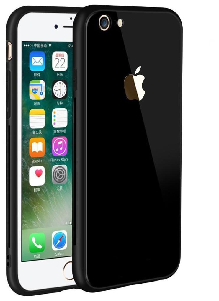 Apple iPhone 6 Apple iPhone 6s Glass Back Cover By EXOTIC FLOURISH Black by Exotic Flourish