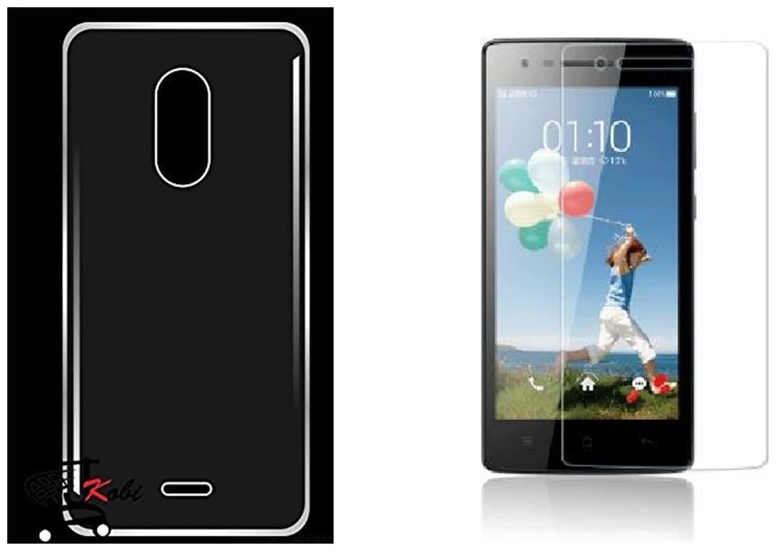 

LYF Water7 transparent back cover with tempered glass(crystal clear soft back cover)