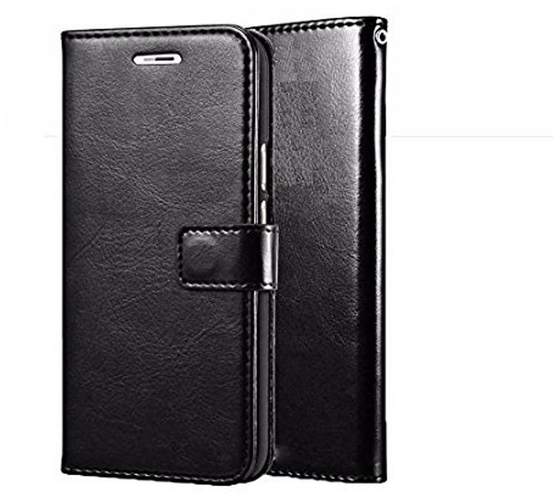 

MAGGZOO Faux Leather Back Cover For Samsung Galaxy S8 Plus ( Black )
