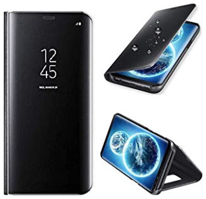 

Magnif Polycarbonate Flip Cover For Vivo V9 ( Black )