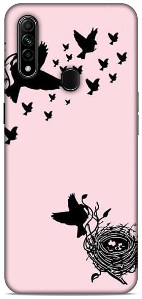 

Makemycollection Birds 3D Printed Back Cover for Oppo A31
