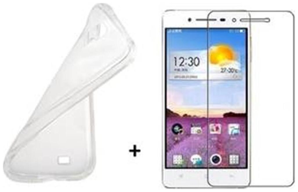 

Mascost max Back Cover Screen Guard For Oppo new 5 (Transparent)