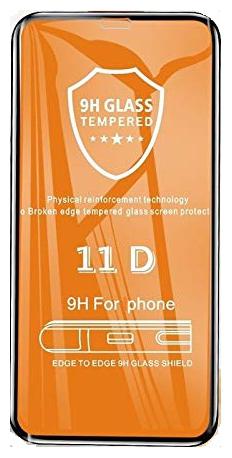 

Mascot Max 11D Edge to edge cover full 9H black tempered glass for Vivo Y91 Y93 Y95