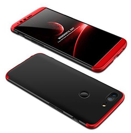 

Mascot max 360 Degree full body cover black and red case for One plus5T