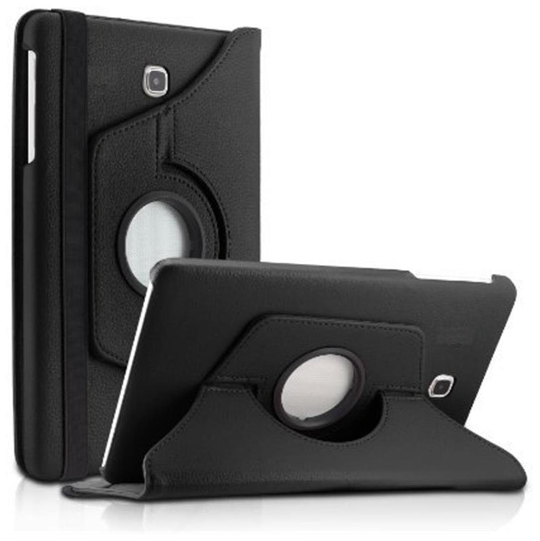 Mascot max 360° Degree Rotating Black Stand Flip Cover case For SamSung Galaxy Tab A 8 20.32 cm 8.0 inch Black by SS Balaji Enterprise
