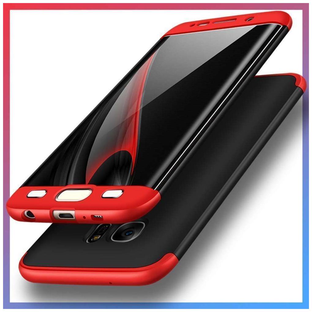 

Mascot max 360 Degree full body cover black and red case for Samsung Galaxly S7 Edge