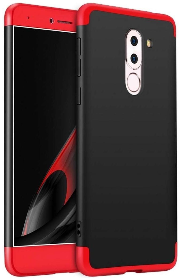 

Mascot max 360 Degree full body cover black and red case for Huawei Honor 6X