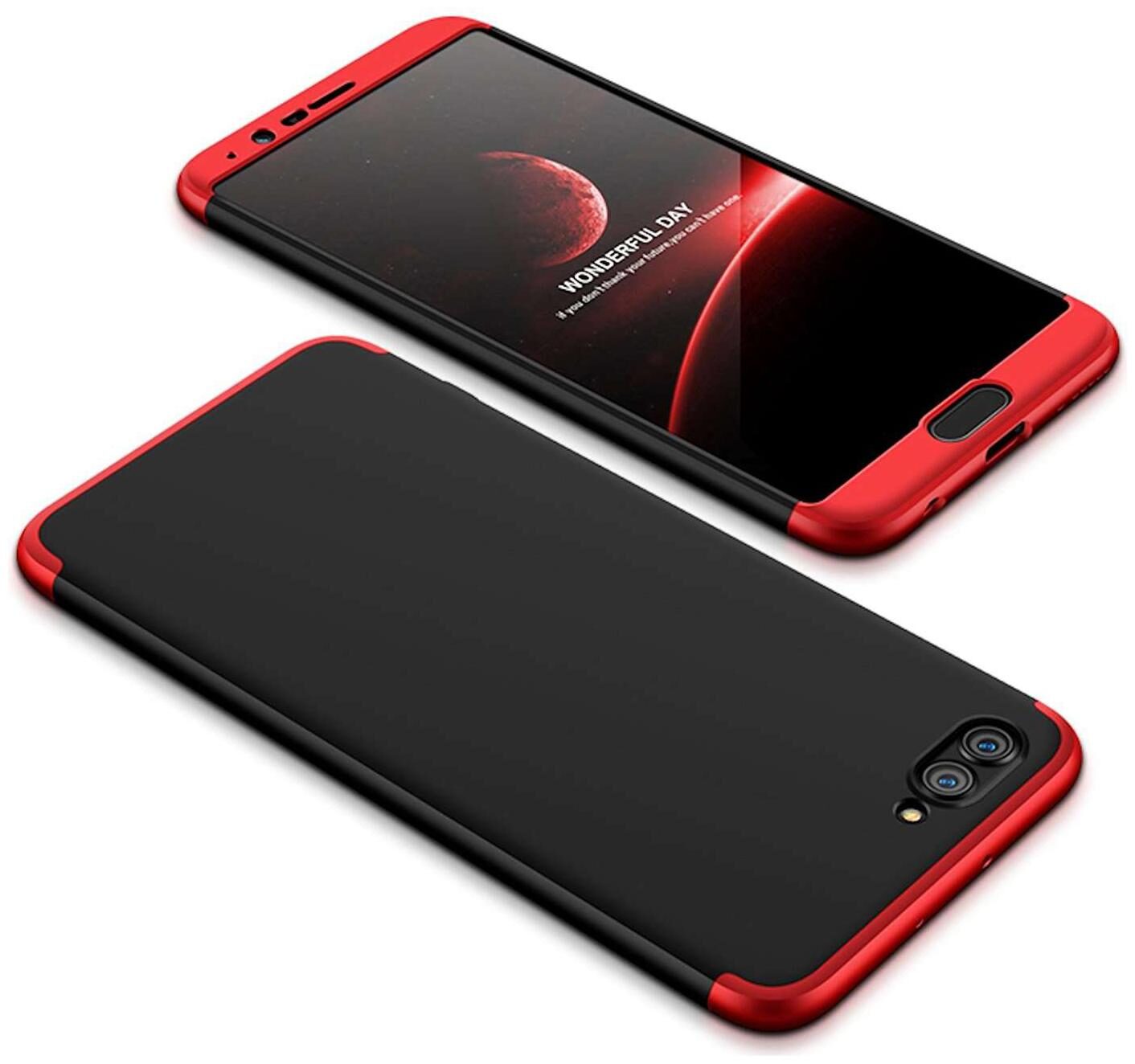 

Mascot max 360 Degree full body cover black and red case for Xiaomi note5pro