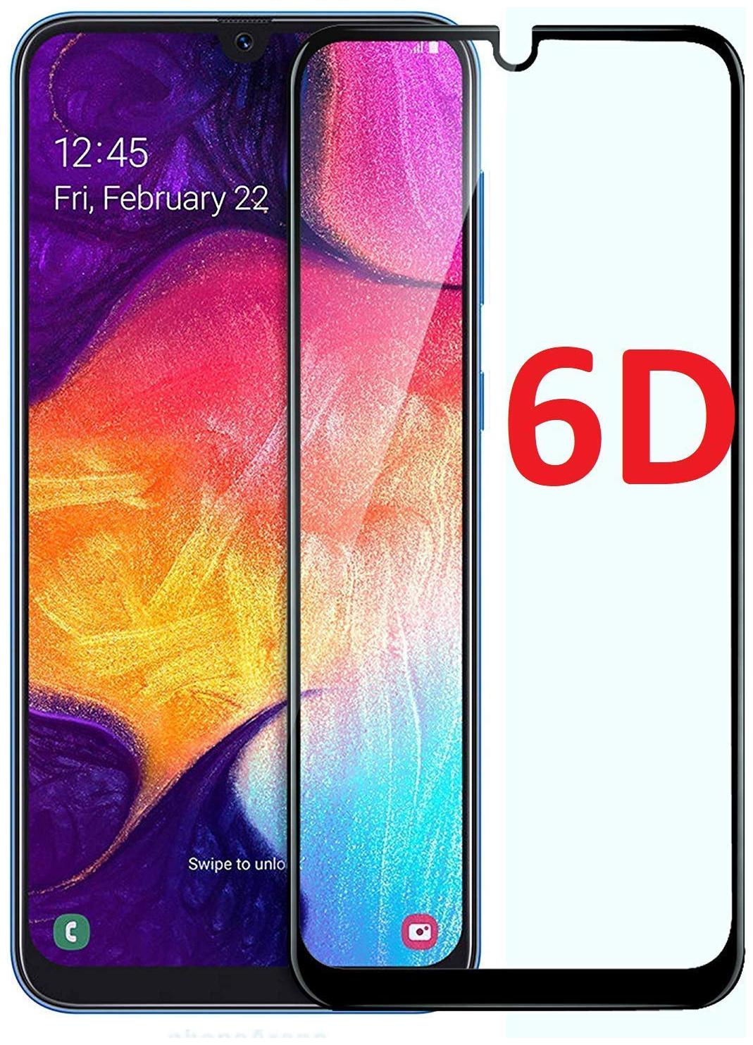 

Mascot Max 6D Tempered glass 9H Edge to edge 2 5D tempered glass Black for Samsung Galaxy A50S A30S A20S A30 A20