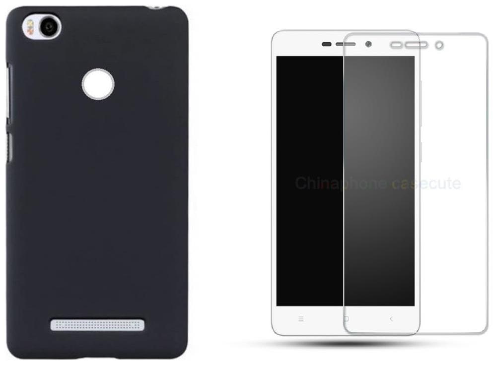 

Mascot max Back Cover and Screen Guard For Xiaomi Redmi 3s Plus (Black Transparent)