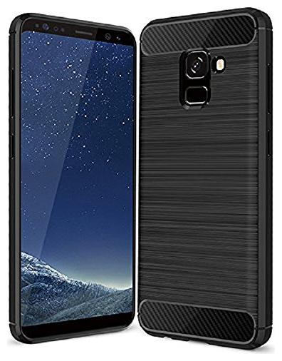 

Mascot max back cover black Hybrid case for Samsung Galaxy A6Plus