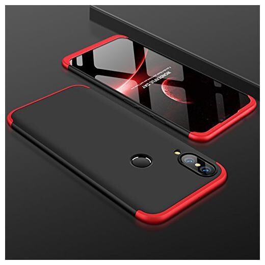 

Mascot max back cover 360 Degree black and red full body cover for Honor P20 lite