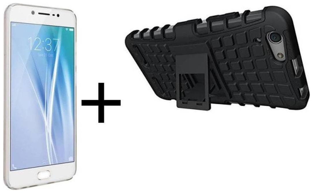 

Mascot max back cover Defender with tempered glass for Vivo Y69