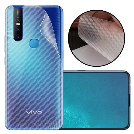 

Mascot Max back Transparent 3D Carbon Fiber Back Skin Rear Screen Guard for Vivo S1