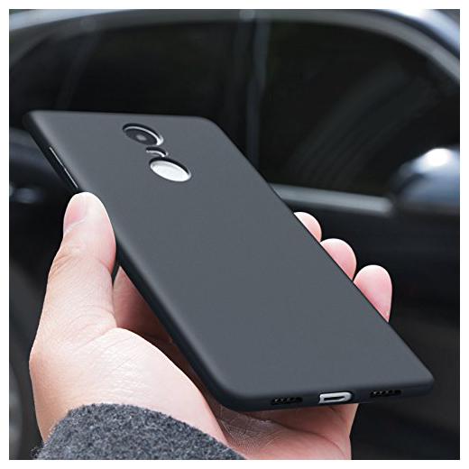 

Mascot max back cover black with tempered glass for Xiaomi redmi note5