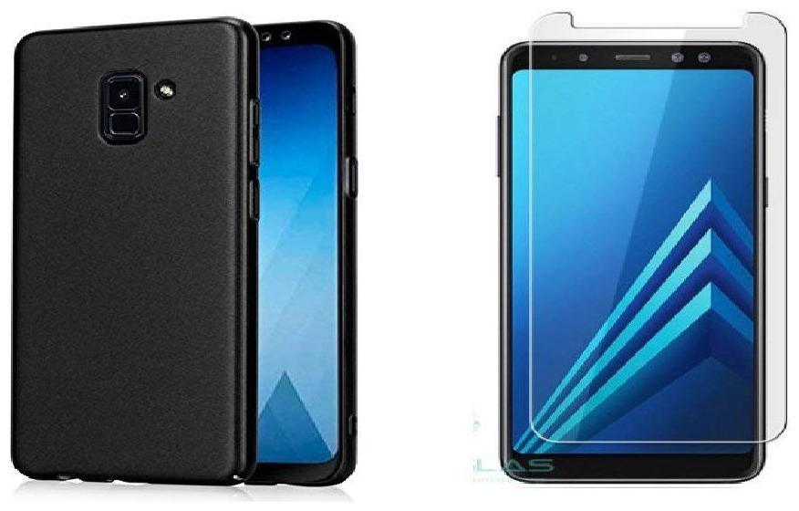 

Mascot max (combo pack of 2 ) back cover black with tempered glass 0 33m 2 5D Curved glass for Samsung Galaxy J6