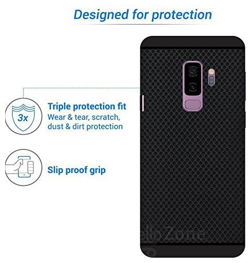 

Mascot max dotted back cover for Samsung Galaxy S9