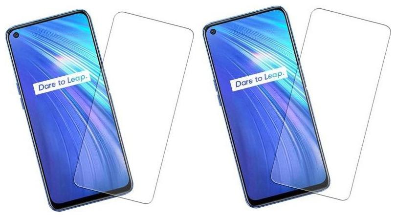 

Mascot Max tempered glass 2 5D 0 33mm tempered glass for Realme 6 pack of 2