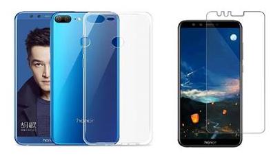 

Mascot max transparent back cover with tempered glass for Huawei Honor 9lite