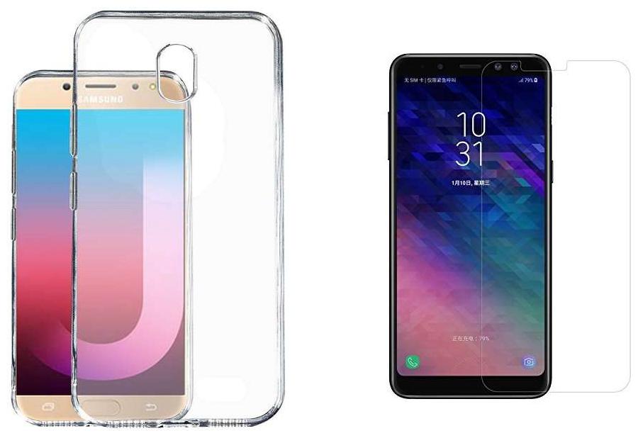 

Mascot max tempered glass 0 33mm 2 5D Curved glass with transparent back cover For Samsung Galaxy J4