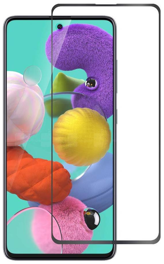 

Mascot Max tempered glass 2 5D 9H black Edge to Edge Black tempered glass for Samsung Galaxy A51