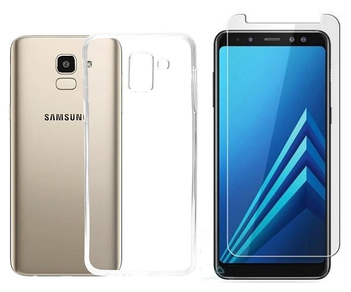

Mascot max tempered glass 0 33mm 2 5D Curved glass with Back cover for Samsung Galaxy J6