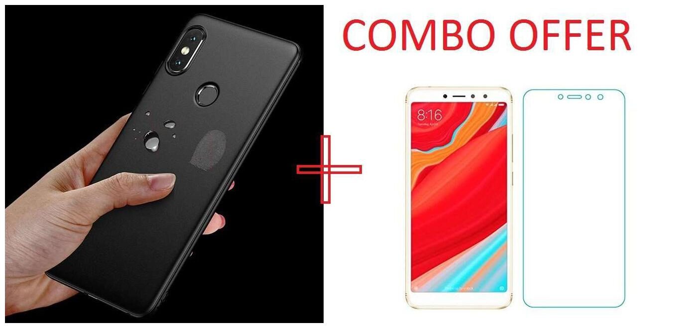 

Mascot Max Tempered Glass 0 33Mm 2 5D Glass With Back Cover Black For Xiaomi Redmi Y2 (S2)