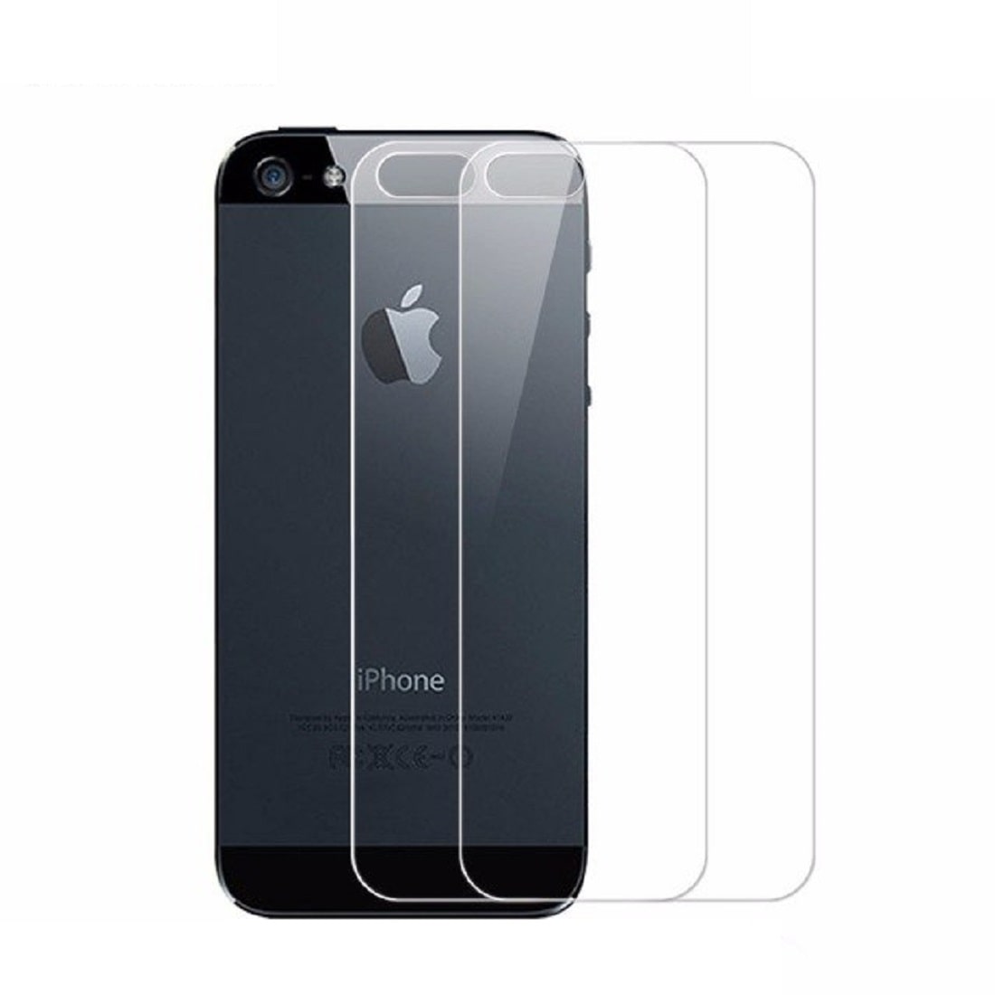 Max Pro Back Tempered Glass For Apple iPhone SE Pack of 2 by Max Pro Accessories