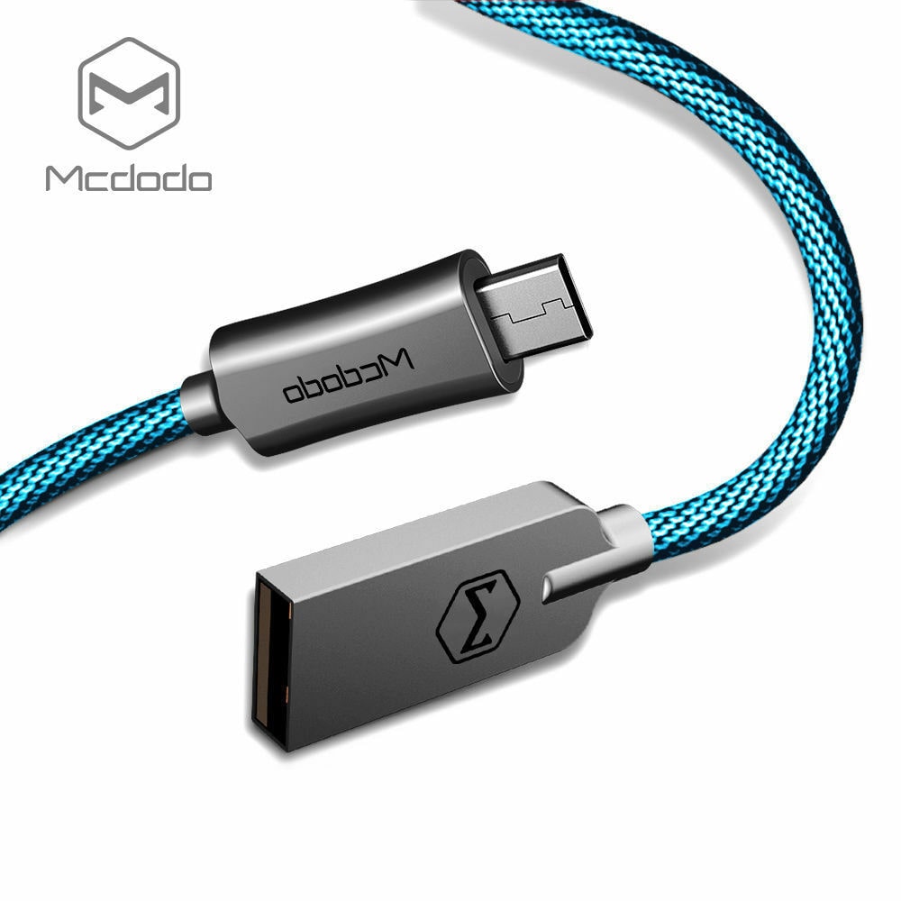 

Mcdodo Type-C Micro USB Fast Charging Data Sync Nylon Cable Cord for Android