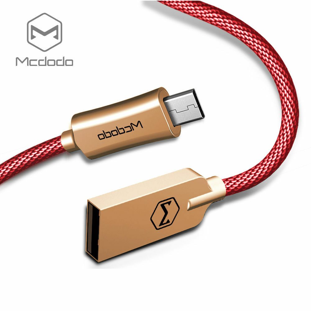 

Mcdodo Type-C Micro USB Fast Charging Data Sync Nylon Cable Cord for Android