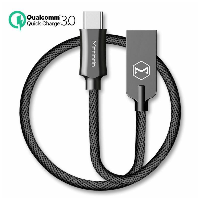 

Mcdodo USB-C Type-C3 0 Quick Charging Data Sync Cable Samsung Note 8 9 S9 Switch