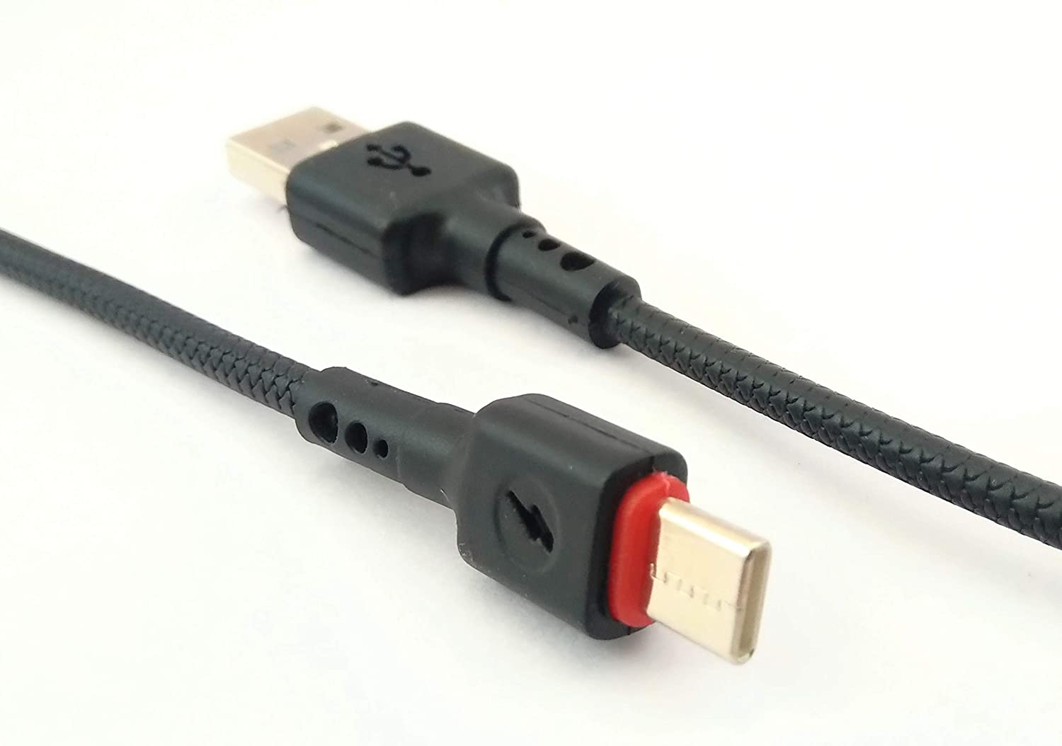 

Mehr C-Type Fast Charging Cable for Samsung Oppo Realme Red Mi High Speed Data Transfer 4 Core Braided and Fast Charging - Pack of 2 (Combo)