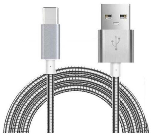 

METAL BRAIDED TYPE-C USB CABLE CHARGING POWER SYNC WIRE H1S for SMARTPHONES