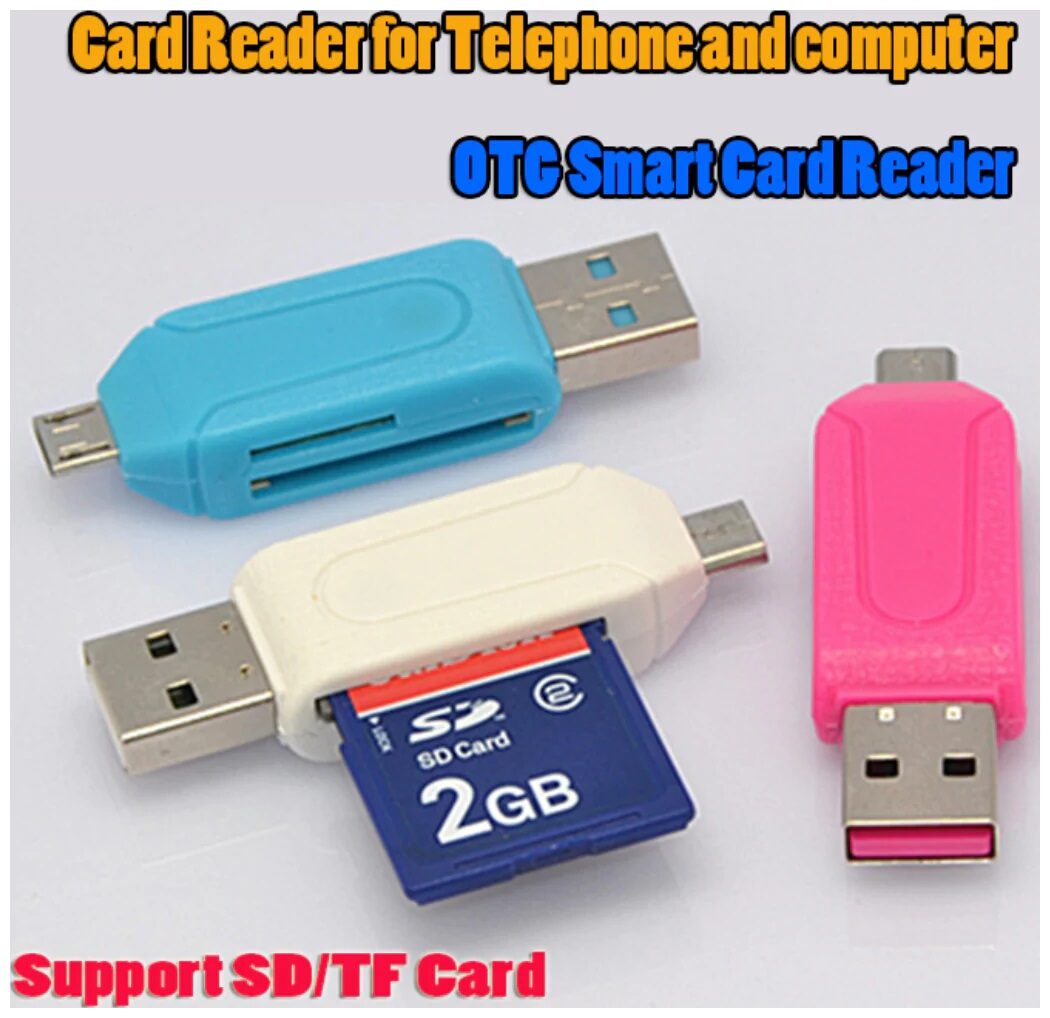 

Mezing All Mobiles Ultra Dual Compatible Multi Otg Functional USB Card Reader for Android Smartphone