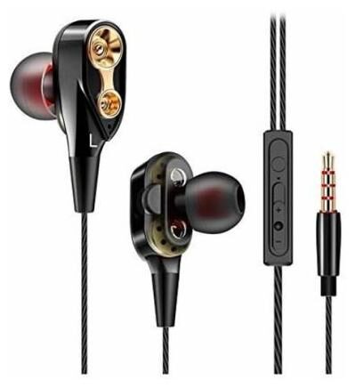 

Mezing High Dual In-Ear Wired Headphone ( Black )