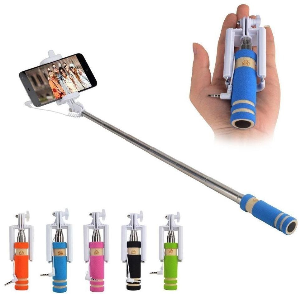 

Mezing Mini Selfie Sticks With Aux Cable (Assorted)
