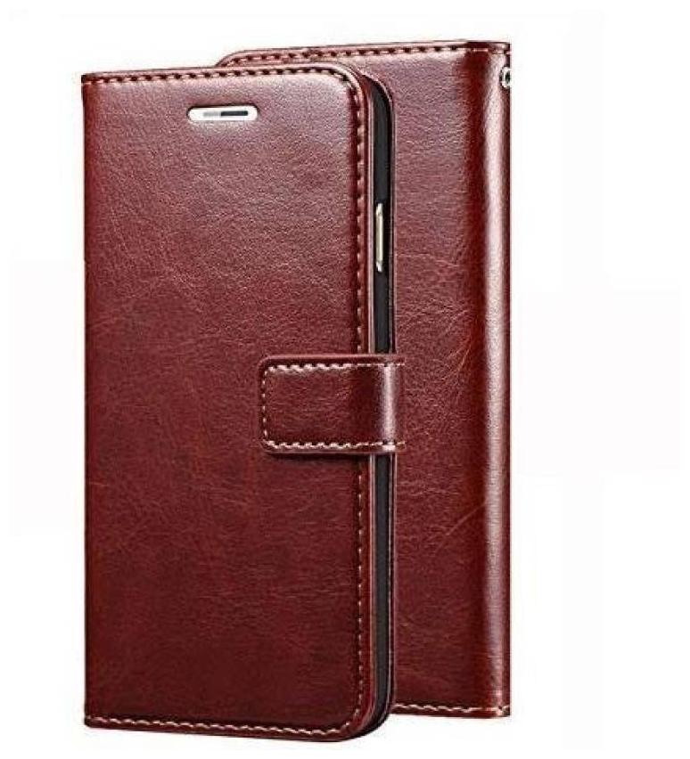 

mFishing Flip Cover For Samsung Galaxy A20 (Brown)