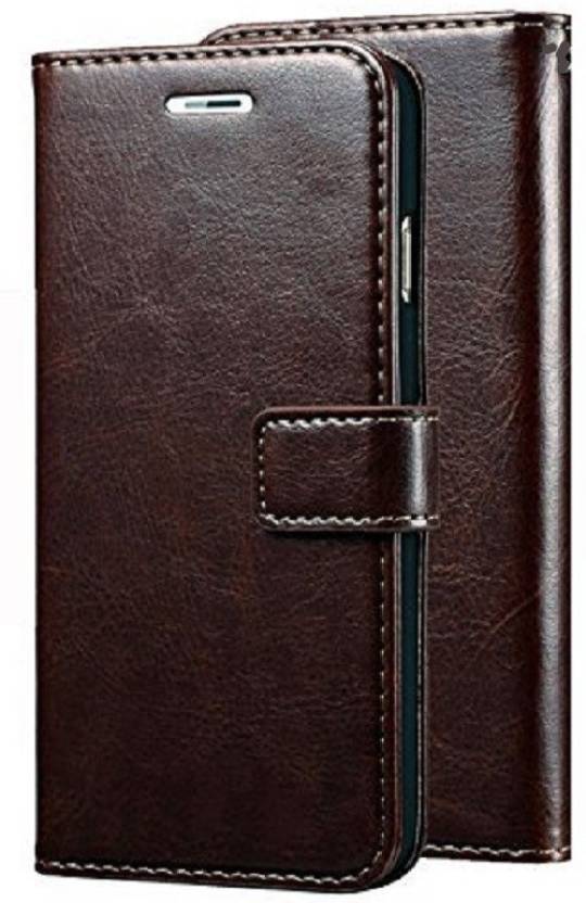 

MFISHING Faux Leather Flip Cover For Honor 7X ( Brown )