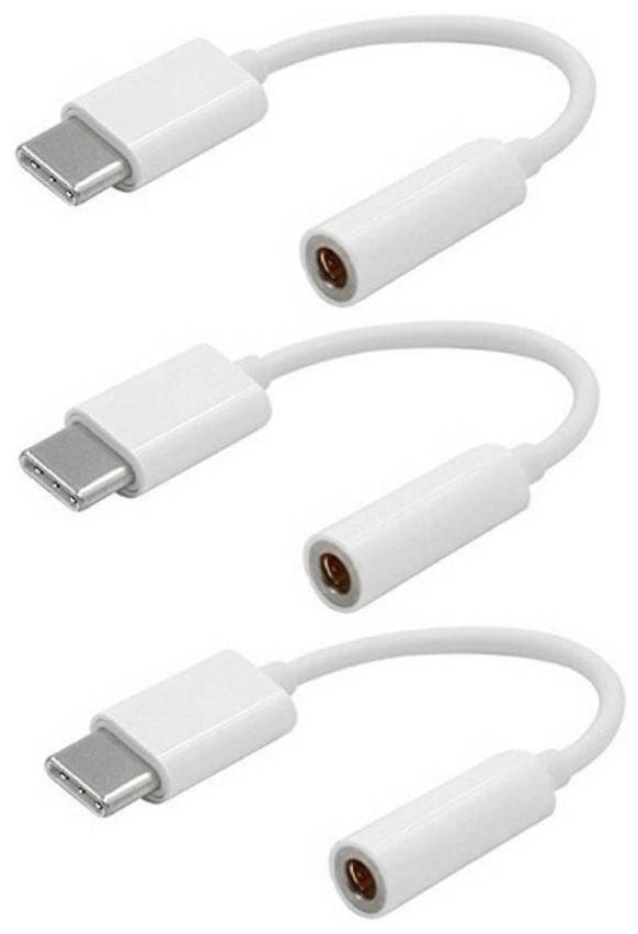 

MG WORLD Headphone Splitter 0-0 2m For Mobile Cable (White) (Pack of 3)