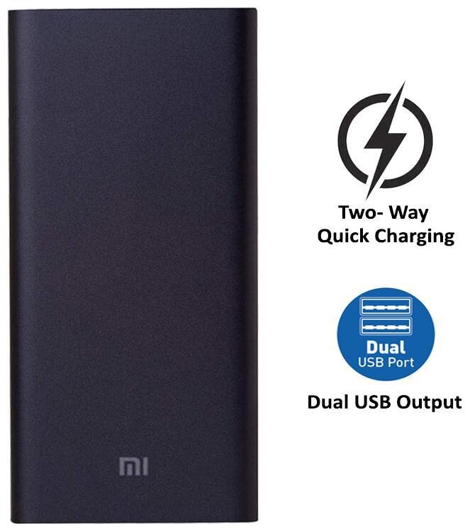 

Mi 2i 10000 mAh Power Bank - Black