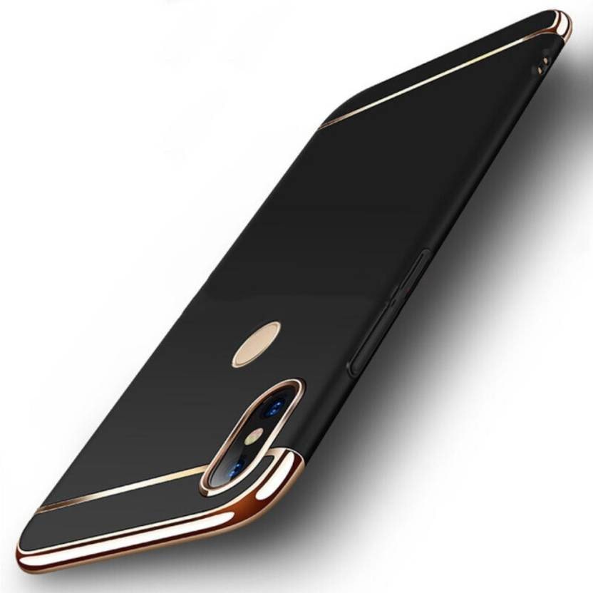 CREATIVO Plastic Back Cover For Mi Redmi Note 5 Pro Black by Eco Zone