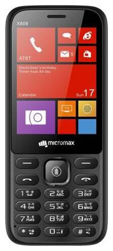 

Micromax X809 Dual Sim Black