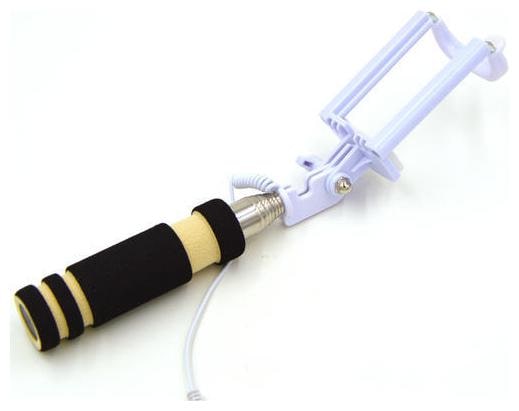 

Mini Pocket Sized Selfie Stick for all Mobile with AUX Cable for Android iOS Phones(Assorted)