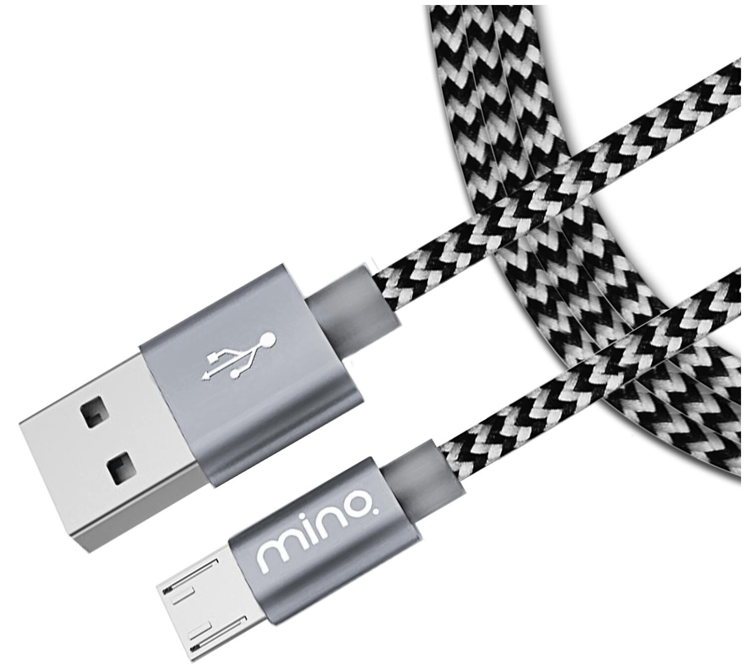 

MINQ Data Charging Micro USB Cable ( 1-1 5m Grey )
