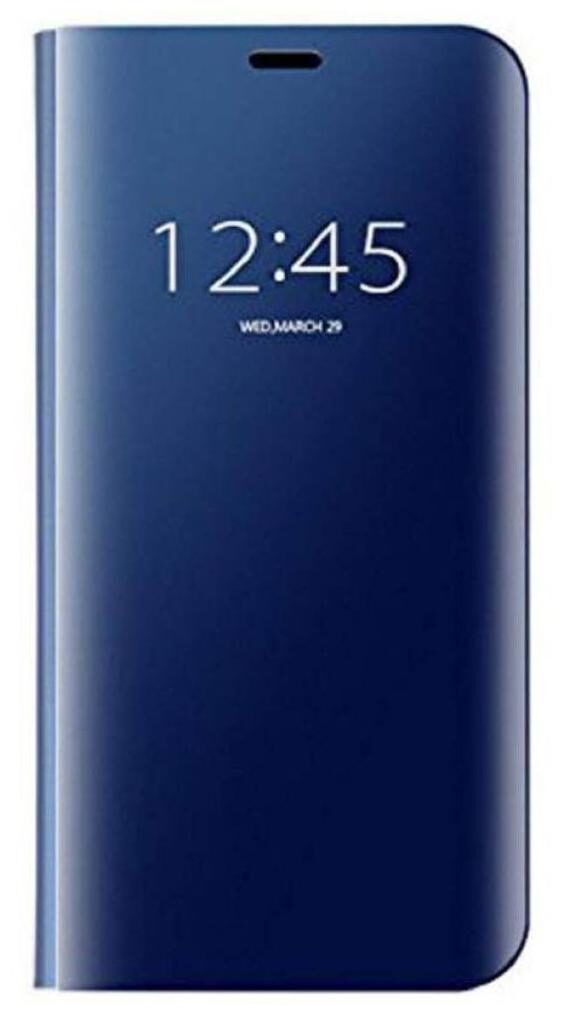 

Gohaps Polycarbonate Flip Cover For Samsung Galaxy S6 Edge ( Blue )