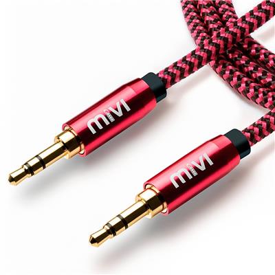 

Mivi AC6B Aux Cable For Headphones Mobile phones Home Car stereos (Red)