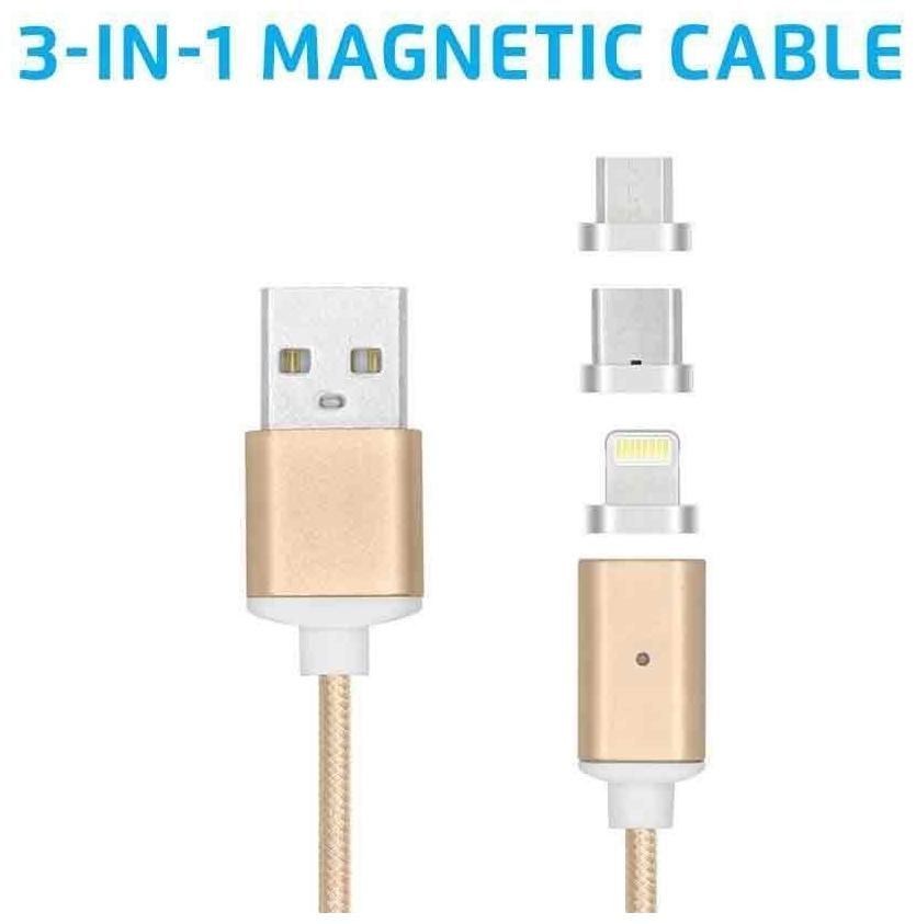 

CHG Magnetic Charging Multi Cable ( 0 2-0 5m Gold )