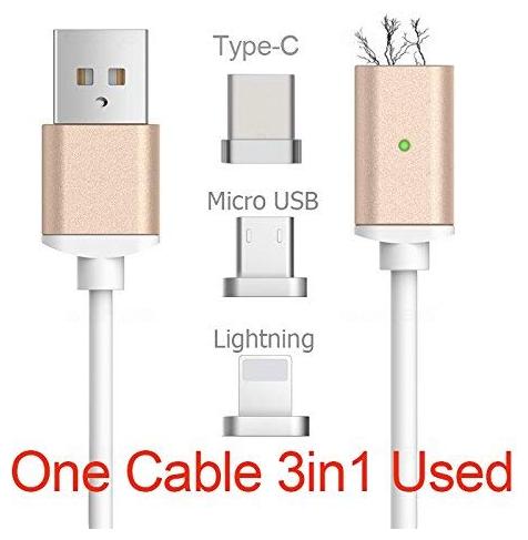 

CHG Magnetic Charging Multi Cable ( 0 2-0 5m Gold )
