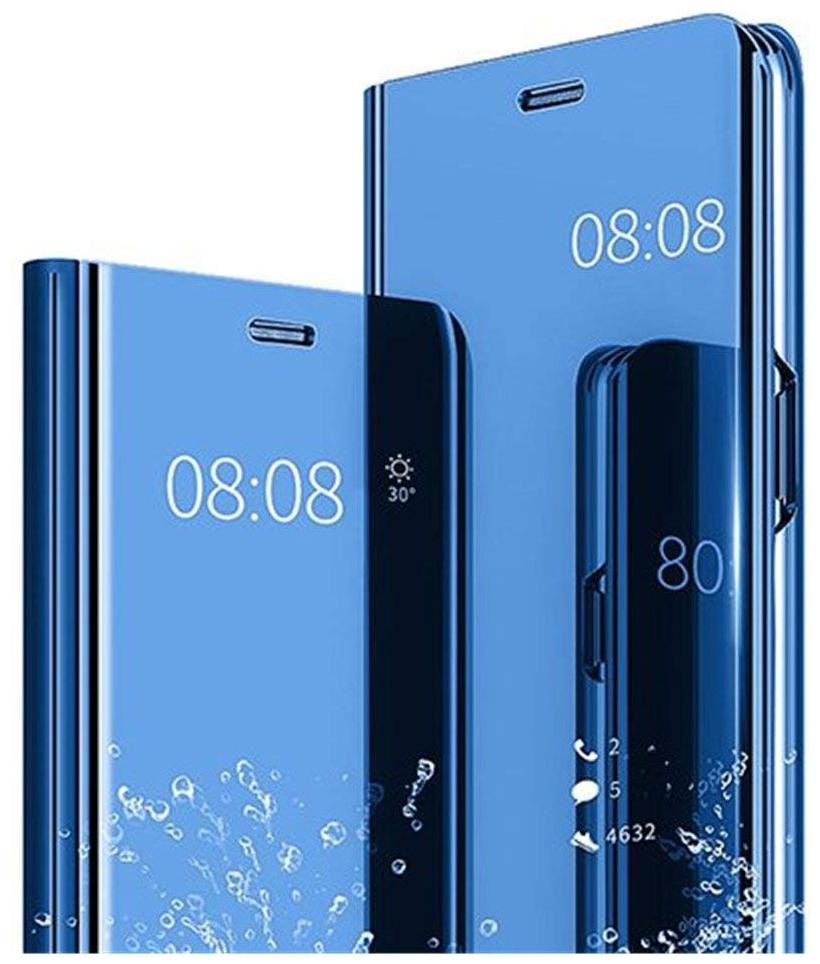 

Mocase Glass Flip Cover For OPPO A1K ( Blue )